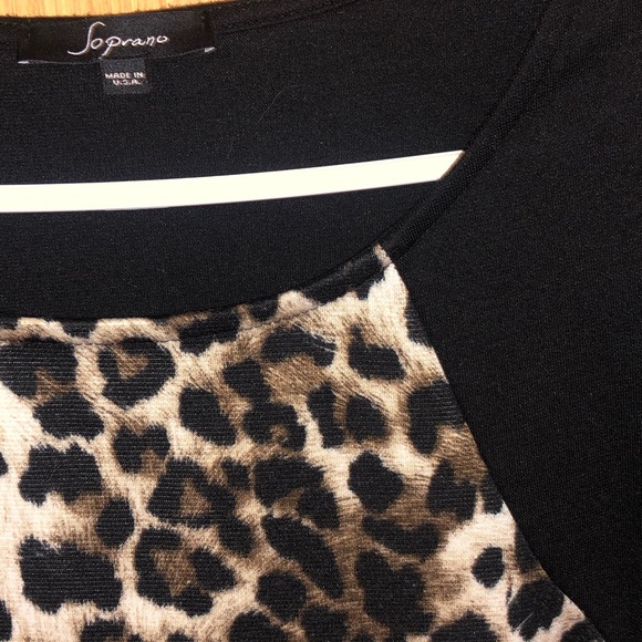 Soprano leopard print dress. Size L - Picture 2 of 4